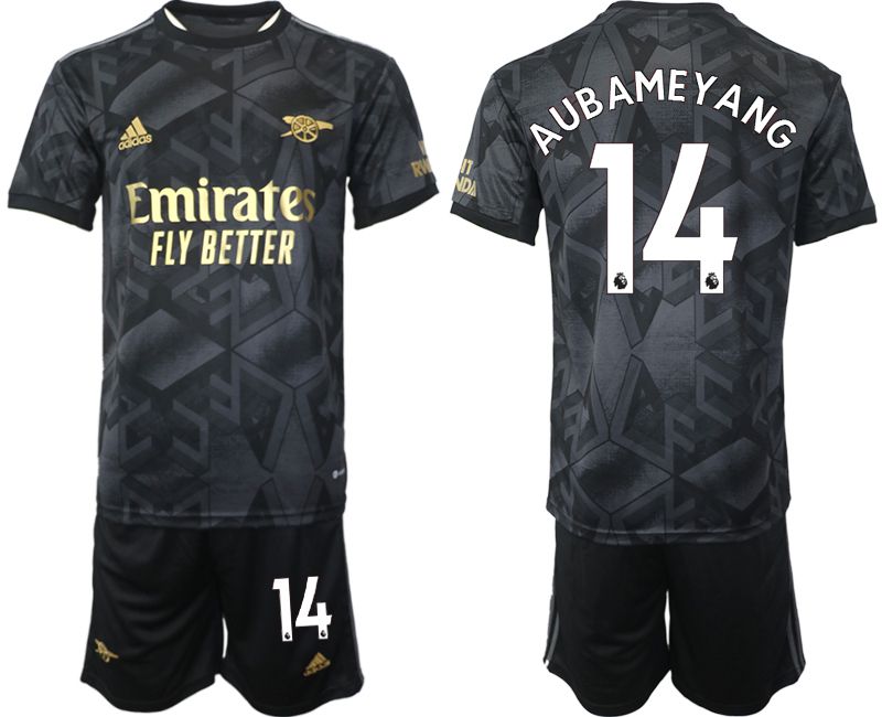 Men 2022-2023 Club Arsenal away black 14 Soccer Jersey